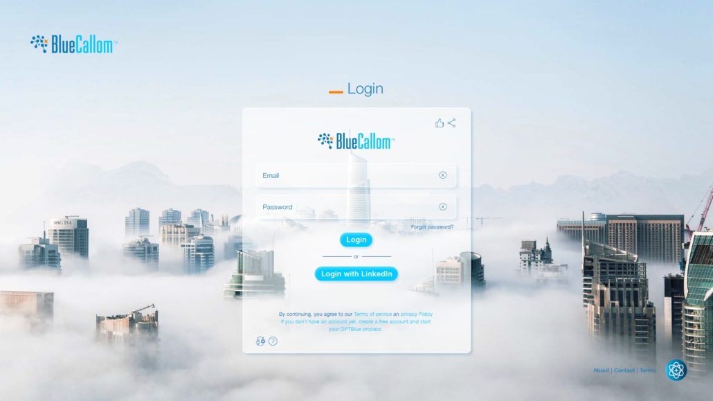 BlueCallom GPTBlue Login